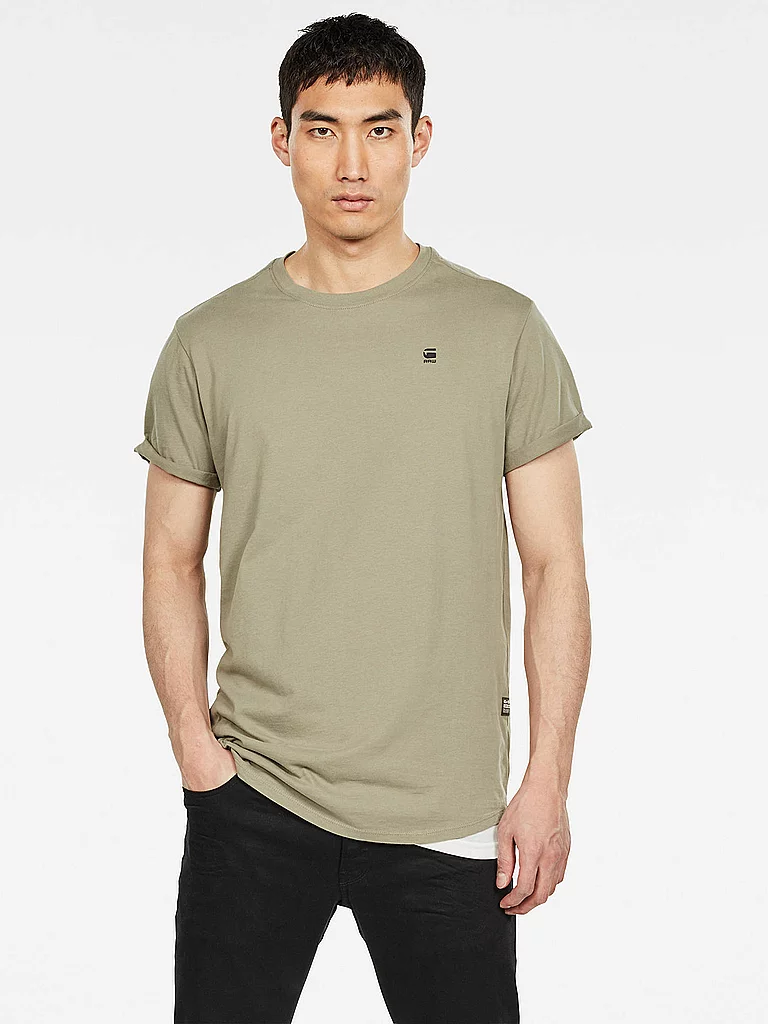 G-STAR Raw T-Shirt Regular-Fit Lash Olive | M